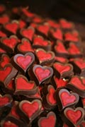شوكولا قلوب